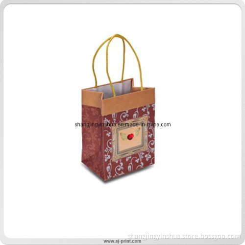 Handmade Classic Fashion Paper Shopping Wine Bag (PB003)